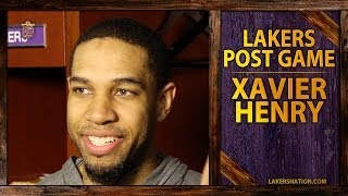 Lakers vs Knicks Xavier Henry Not Going To Quit Loves The System And Team [upl. by Adriano]