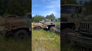 ZIL157 Ural375 ZIL131 GAZ66 UAZ452 UAZ469 [upl. by Alvis]