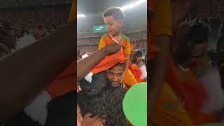 Sébastien Haller et sa famille au stade 😘🥰 [upl. by Levana]