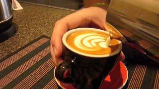 Coffeefusion  Latte Art Tulip [upl. by Ray406]