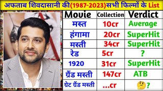 Aftab Shivdasani 19872021 All Movie List  Aftab Shivdasani Hit and Flop Movies List [upl. by Ordnajela]