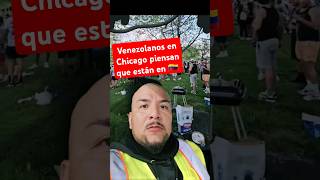 Venezolanos en el Lago de Chicago fyp venezuela chicago [upl. by Amsirp]