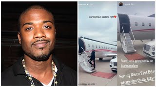 Ray J MeltsHearts as he Arrange a Luxury birthday for Brandy’s Daughter Sy’Rai ‘Can U be My Uncle’ [upl. by Munafo]