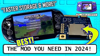 Get This Mod For Your PS Vita In 2024  3G To SD Card Modification Kit [upl. by Tirreg]