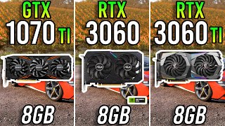 GTX 1070 Ti vs RTX 3060 vs RTX 3060 Ti  Tested in 2024 [upl. by Eeroc]