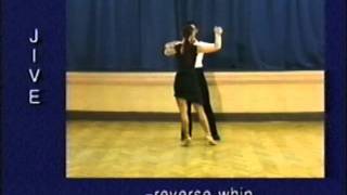 Jive dance steps 13b Reverse whipwmv [upl. by Neelhtac]