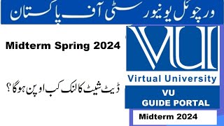 Midterm Date sheet 2024 [upl. by Bergerac143]