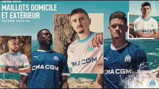 Les nouveaux maillots de lOlympique de Marseille sont disponibles [upl. by Hodosh]