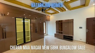 COIMBATORE HOUSE FOR SALE CHERAN MAANAGAR 5BHK BUNGALOW SALE  NatarajanHomes 9894456061 [upl. by Ner632]