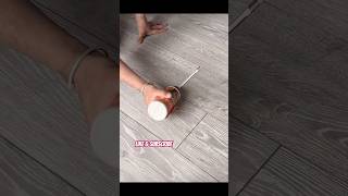 Cheap Fix For Laminate Floor Gap Diy Tools Shorts [upl. by Vincent154]