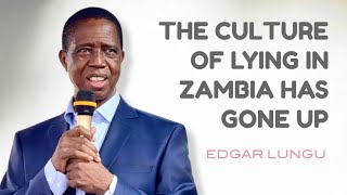 Edgar Lungu in Matero  The culture of lying in Zambia has gone up  ITS TOO MUCH [upl. by Ahsiekahs595]