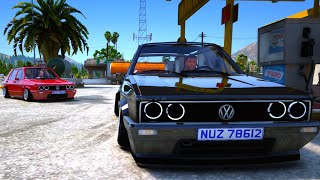 GTA 5 Mzansi edition With Realistic graphics VW Citi Golf 16 [upl. by Eeralav647]