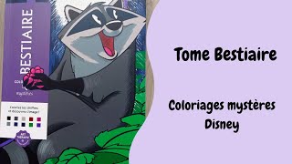 Tome Bestiaire  Coloriages mystères Disney 🦝 [upl. by Niloc781]