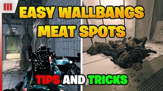 ALL POSSIBLE MEAT WALLBANG SPOTS  Penetration Kills  in MW3 Challanges  Tips and Tricks [upl. by Krusche]