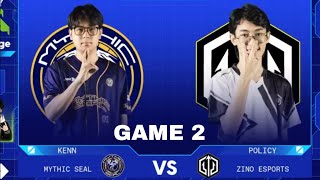 MYTHIC SEAL VS ZINO ESPORTS GAME 2  Atom Invitational Tournament Group Stage [upl. by Keifer672]