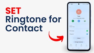 How to Set Ringtone For Contact on Samsung Galaxy Phone [upl. by Notyalk]