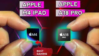 Apple M4 iPad vs A18 Pro Test amp Benchmark Comparison [upl. by Elletsirk]