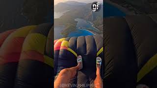 Paragliding with two friends facts paragliding shots [upl. by Birkle]