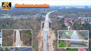 Budowa mostu SAG😉 Nie To most Wschodni we Wrocławiu  East bridge in Wroclaw under construction [upl. by Hsakiv]