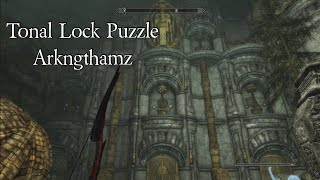 Skyrim  Tonal Lock Puzzle  Arkngthamz [upl. by Hsemar]