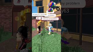 POVu meet a chroma user  w kamyy for being in my vid chromacam mm2 viral roblox [upl. by Donahue290]