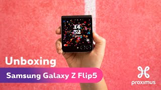 Samsung Galaxy Z Flip5  Unboxing NL [upl. by Ainoet]