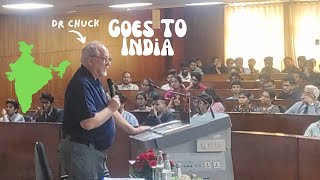 Dr Chuck Goes To India [upl. by Helaine709]