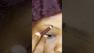 How to draw eyebrows for beginners  Easy brow tutorial  Quick brow tutorial  Eye makeup [upl. by Milburt]