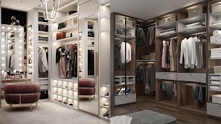 BEST 100 Modern Walkin Closet Design Ideas  Luxury Modern Interior Design [upl. by Icats]