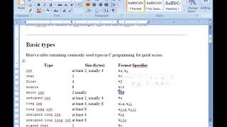 datatypes in c Part 14 [upl. by Hoeve]