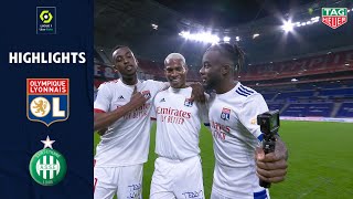 OLYMPIQUE LYONNAIS  AS SAINTÉTIENNE 2  1  Highlights  OL  ASSE  20202021 [upl. by Attaymik947]