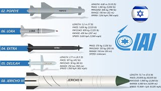 The 8 Dangerous Missiles Of Israel [upl. by Anaer]