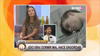 Consejos para evitar engordar por dormir mal [upl. by Iba]