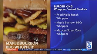 Burger King unveils 3 new Whopper sandwiches created by fans [upl. by Yrollam]