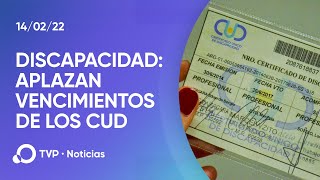 Prorrogan los certificados de discapacidad [upl. by Esertap]