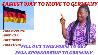 Move To Germany With Full Sponsorship  Apply before December 1st 2024 [upl. by Wearing]