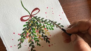 Joyful Brushstrokes A Merry Christmas Painting Extravaganza🎄🖌️ How to draw Christmas card🎨art [upl. by Le452]