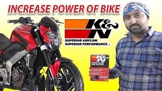 HOW TO INSTALL KampN FILTER ON DOMINAR 400 OR ANY BIKE [upl. by Orbadiah5]