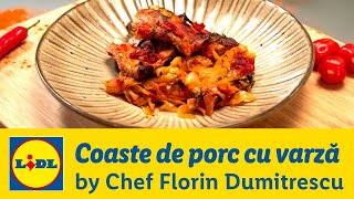 Varza la cuptor cu coaste de porc • Gateste cu Chef Florin Dumitrescu [upl. by Ocimad27]