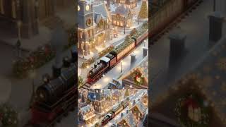 Joyful Christmas Train  Holiday Delight funholidaym christmasambience calmmusic winter peace [upl. by Letsou]