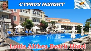 Louis Althea Beach Hotel Pernera Cyprus  A Tour Around [upl. by Yrakaz241]