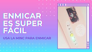 Enmicar hazlo fácil con Minc  Minc Rosa Scrapbook ⁶ [upl. by Alyks222]