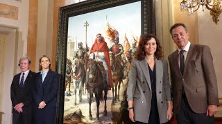 El cuadro de La conquista de Orán ya está en Alcalá de Henares [upl. by Irrahs]