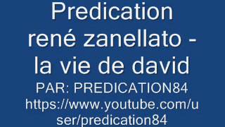 predication rené zanellato  la vie de david traduit en manouche [upl. by Neumark]