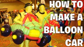 How to make a Balloon Car  fully wearable and interactive [upl. by Etnauj]