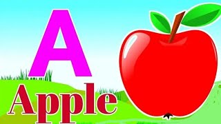 A for Apple  ABCD A to Z Alphabet Learning  Phonics Song A for Apple B for Ball  ABC Song360p [upl. by Artenra]