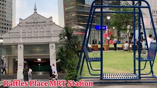 Raffles Place MRT Station [upl. by Marj14]