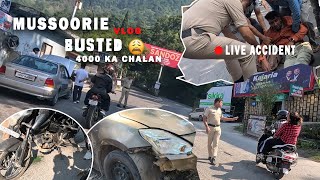 Live accident  baal baal bacha  NS ka hua 4000 ka chalan teglachuglavlog dehradunvloger [upl. by Attenyt]