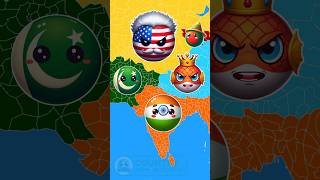 Part 15  Pakistan amp India Friendship Vs Garbage Monster countryballs countries shortsvideo [upl. by Thacher]