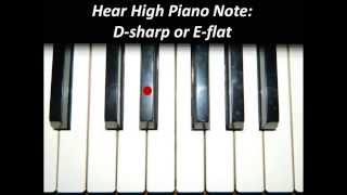 Hear Piano Note  High D Sharp or E Flat [upl. by Fenn]